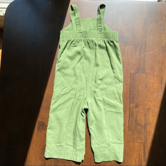 EUC Baby Girls Genuine Kids OshKosh Green Jumpsuit size 18m - Picture 3 of 4